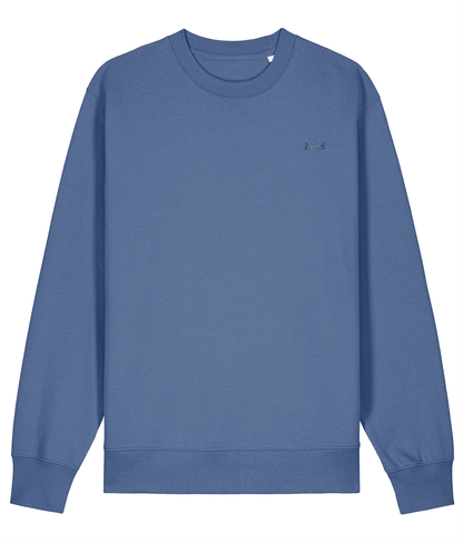 Men’s Pullover Ocean Blue Sweatshirt | Organic, Regular Fit - Loom & Sprout