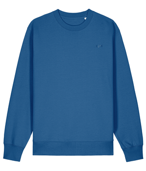 Men’s Pullover Ocean Blue Sweatshirt | Organic, Regular Fit - Loom & Sprout