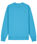 Men’s Pullover Ocean Blue Sweatshirt | Organic, Regular Fit - Loom & Sprout