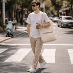 Men's Sustainable Canvas Utility Tote | LOOM & SPROUT - Loom & Sprout