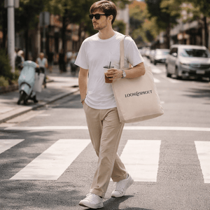 Men's Sustainable Canvas Utility Tote | LOOM & SPROUT - Loom & Sprout