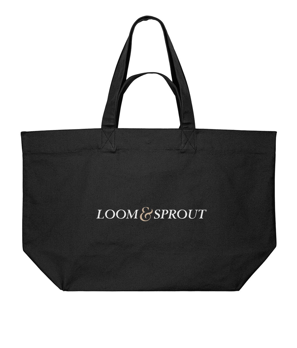 Men's Sustainable Heavy - Duty Canvas Tote | LOOM & SPROUT - Loom & Sprout