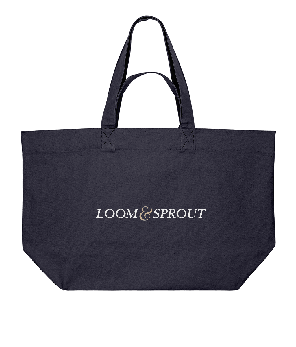 Men's Sustainable Heavy - Duty Canvas Tote | LOOM & SPROUT - Loom & Sprout