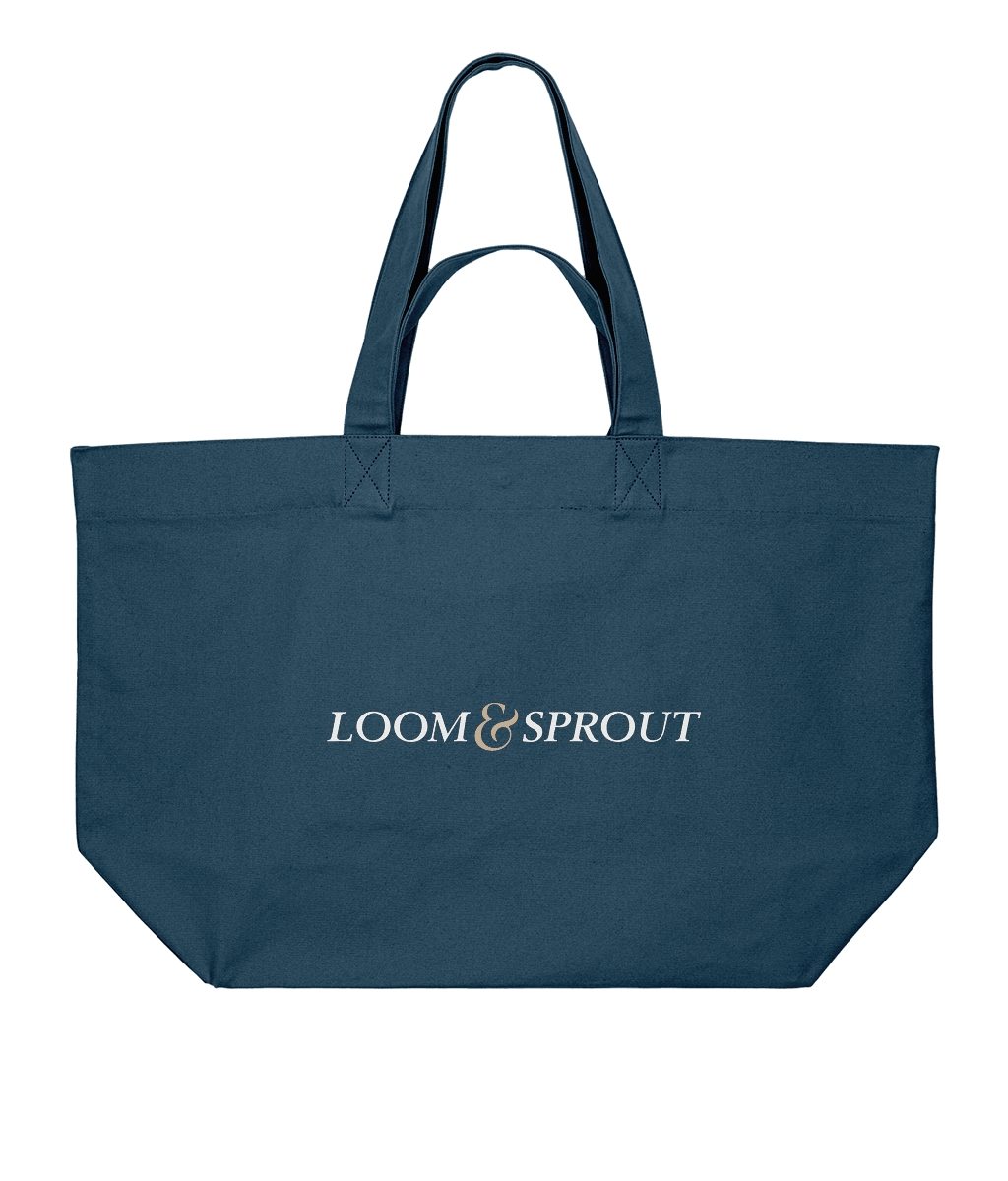 Men's Sustainable Heavy - Duty Canvas Tote | LOOM & SPROUT - Loom & Sprout