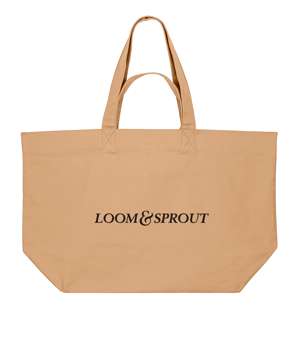Men's Sustainable Heavyweight Canvas Tote | LOOM & SPROUT - Loom & Sprout