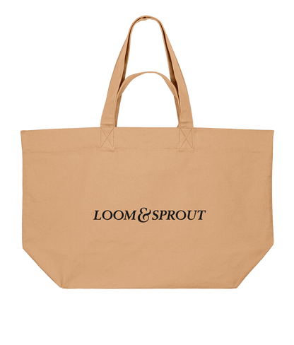 Men's Sustainable Heavyweight Canvas Tote | LOOM & SPROUT - Loom & Sprout