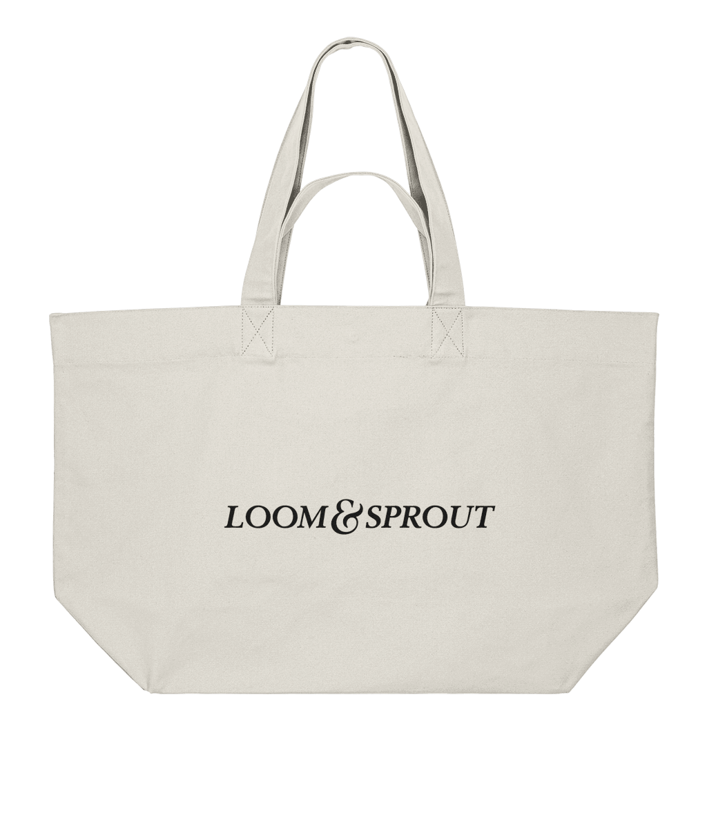 Men's Sustainable Heavyweight Canvas Tote | LOOM & SPROUT - Loom & Sprout
