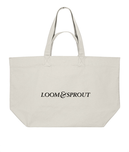 Men's Sustainable Heavyweight Canvas Tote | LOOM & SPROUT - Loom & Sprout