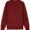 Women’s Pullover Midnight Sweatshirt | Organic, Regular Fit - Burgundy