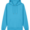 Women’s Pullover  Ocean Blue Hoodie | Organic, Regular Fit - Aqua Blue