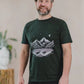 Moonlit Peaks Men's Organic T-shirts - Loom & Sprout