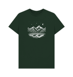 Moonlit Peaks Men's Organic T-shirts - Loom & Sprout
