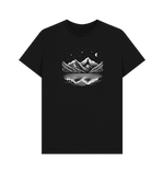 Moonlit Peaks Men's Organic T-shirts - Loom & Sprout