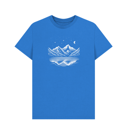 Moonlit Peaks Men's Organic T-shirts - Loom & Sprout
