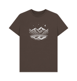 Moonlit Peaks Men's Organic T-shirts - Loom & Sprout