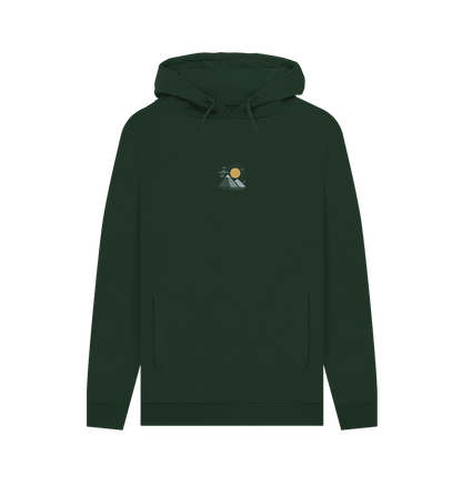 Mountain Rise Men's Pullover Organic Hoodie - Loom & Sprout