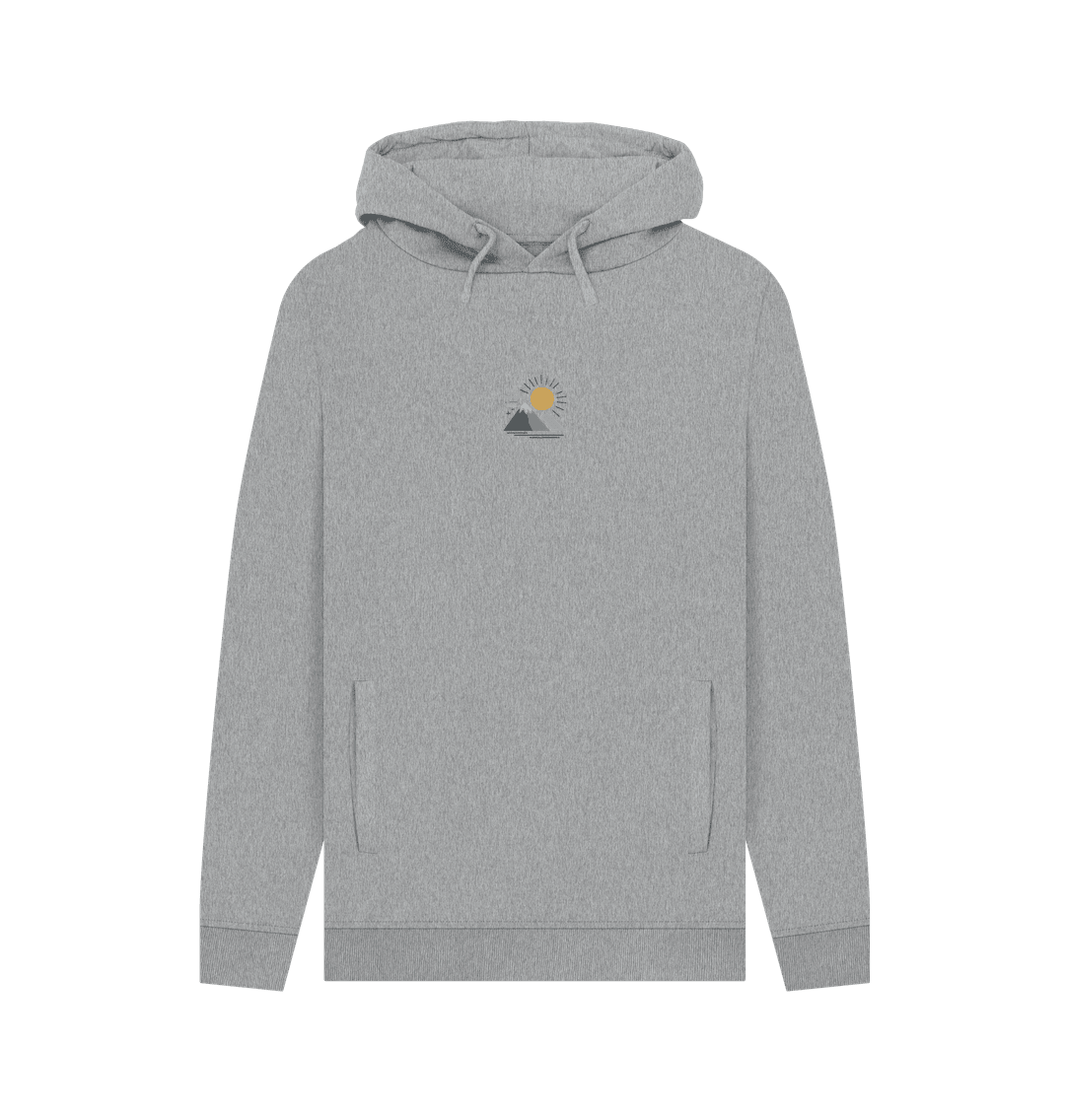 Mountain Rise Men's Pullover Organic Hoodie - Loom & Sprout