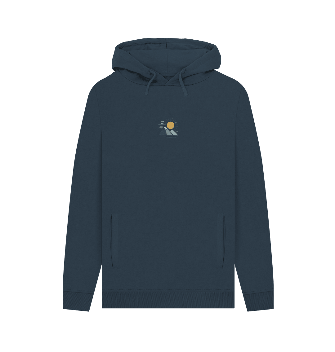Mountain Rise Men's Pullover Organic Hoodie - Loom & Sprout