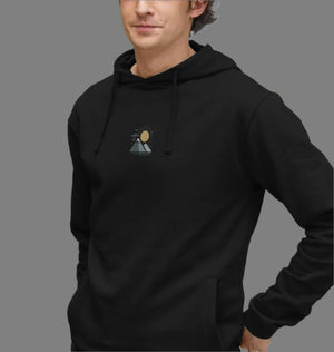 Mountain Rise Men's Pullover Organic Hoodie - Loom & Sprout