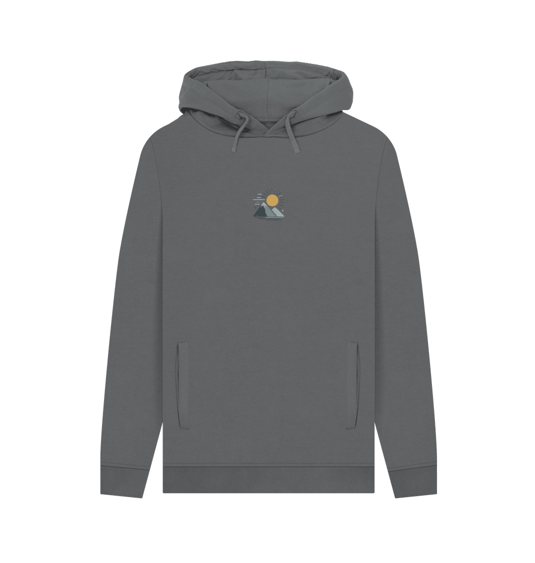 Mountain Rise Men's Pullover Organic Hoodie - Loom & Sprout