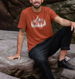 Mountain Walk Men's Organic T-shirts - Loom & Sprout