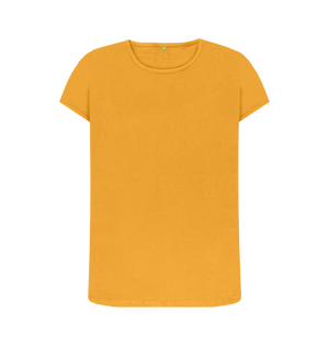 Mustard Women's Crew Neck Organic T-Shirts