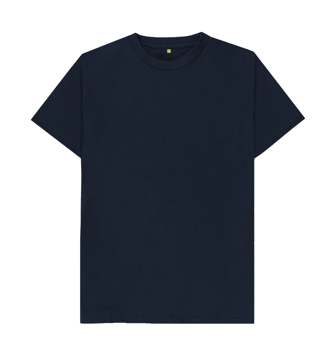 Navy Blue Men's Organic T-Shirts