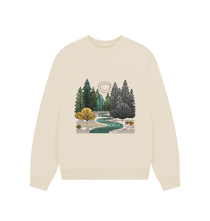 New Season Women's Oversized Fit Organic Sweatshirt - Loom & Sprout