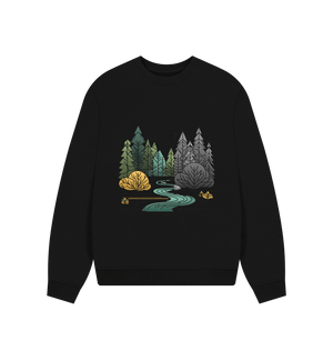 New Season Women's Oversized Fit Organic Sweatshirt - Loom & Sprout