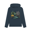New Season Women's Pullover Organic Hoodie - Navy Blue