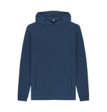 Navy Men's Pullover Organic Hoodies