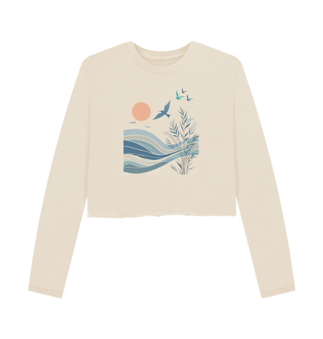 Oat Printed Boxy Jumpers