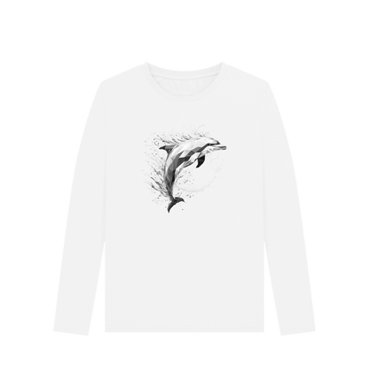 Ocean Prism Women's Long Sleeve Organic T-Shirt - Loom & Sprout