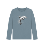 Ocean Prism Women's Long Sleeve Organic T-Shirt - Loom & Sprout