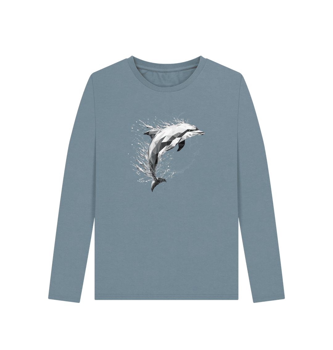 Ocean Prism Women's Long Sleeve Organic T-Shirt - Loom & Sprout
