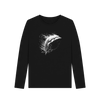Ocean Prism Women's Long Sleeve Organic T-Shirt - Black