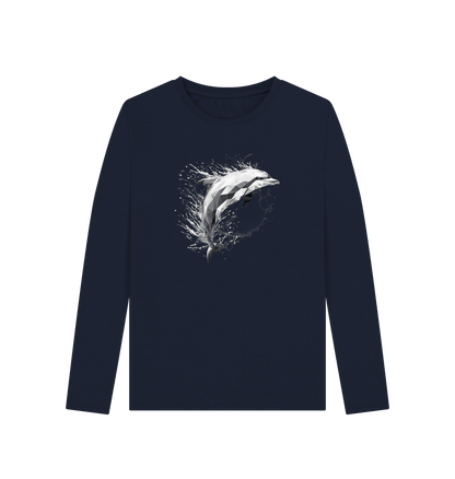Ocean Prism Women's Long Sleeve Organic T-Shirt - Loom & Sprout