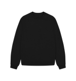 Black Women's Oversized Fit Organic Jumpers