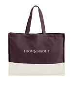 Organic Canvas Contrast Shopper | LOOM & SPROUT - Loom & Sprout