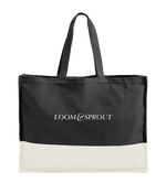 Organic Canvas Contrast Shopper | LOOM & SPROUT - Loom & Sprout