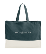 Organic Canvas Contrast Shopper | LOOM & SPROUT - Loom & Sprout