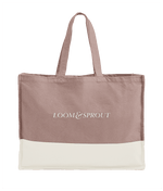 Organic Canvas Contrast Shopper | LOOM & SPROUT - Loom & Sprout