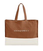Organic Canvas Contrast Shopper | LOOM & SPROUT - Loom & Sprout