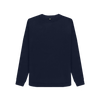 Women's Crewneck Organic Jumper - Navy Blue