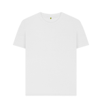 White Women's Plain Organic T-Shirts