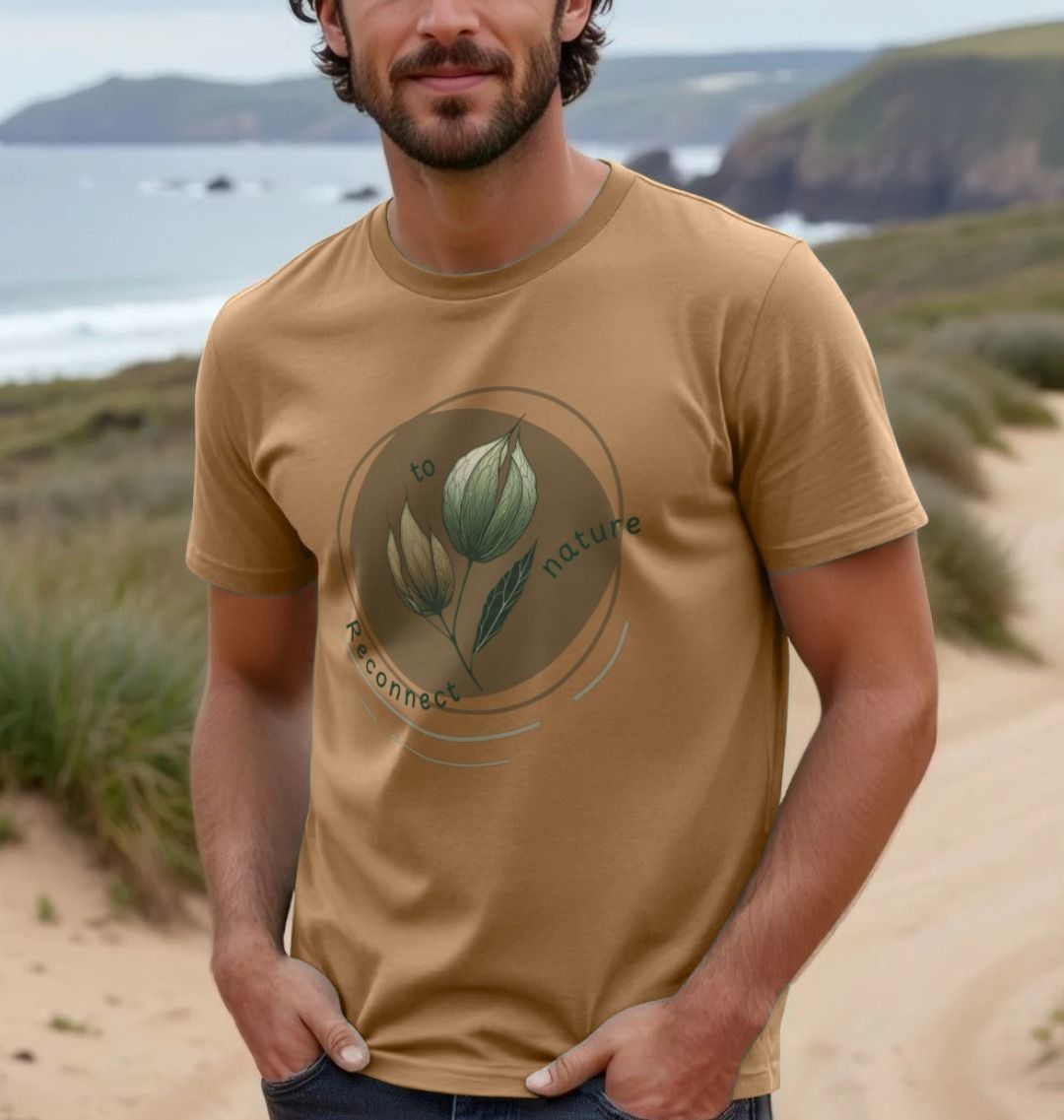 Reconnect to Nature Men's Organic T-shirt - Loom & Sprout