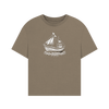 Sail Away Women's Oversized Organic T-Shirt - Willow