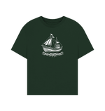 Sail Away Women's Oversized Organic T-Shirt - Loom & Sprout