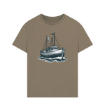 Sailing Boat Men's Oversized Organic T-Shirts - Loom & Sprout