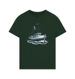 Sailing Boat Men's Oversized Organic T-Shirts - Loom & Sprout